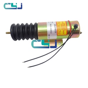 Solénoïde d'arrêt de carburant D513-A32V12 D513A32V12 2001-12E2U1 200112E2U1 pour excavatrice, électrovanne d'arrêt, électrovanne d'extinction - Product Image 4
