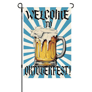 12x18 дюймов Октоберфест льняной Садовый флаг для украшения сада - Product Image 1
