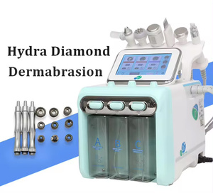 Appareil portable 7-en-1 de soin de la peau et de beauté, hydrodermabrasion et microdermabrasion, machine faciale avec élimination des pigments pour les lèvres, prise US - Product Image 3