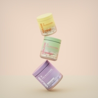 Bouteille en verre givré vide personnalisable avec logo, 80 ml, 90 ml, 100 ml, pour capsules de beauté, huile de poisson, suppléments capillaires, vitamines, avec couvercle