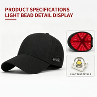 Nuevos Diseños de Gorra de Terapia de Luz Roja LED Nir, Gorra de Luz Roja