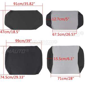 Housse de siège de voiturette de golf, tapis Cuhison, protection respirante en cuir microfibre pour EZGO Club Car DS Precedent pour Yamaha - Product Image 6