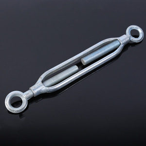 Galvanized Turnbuckle Screw Open Body <b>Wire</b> Rope <b>Tensioner</b> Adjustable Rotating Hook And Eye Type - Product Image 3