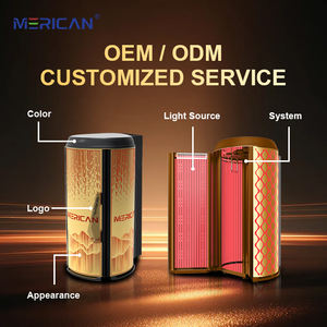 Máquina de Bronceado <span class=keywords><strong>Vertical</strong></span> Comercial, Solárium Profesional para Uso en Salones de Belleza, para Cuerpo Completo - Product Image 6