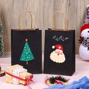 Sacs en papier kraft personnalisés pour la vente en gros, emballage alimentaire pour restaurants, sacs de courses et de rangement avec logo - Product Image 6