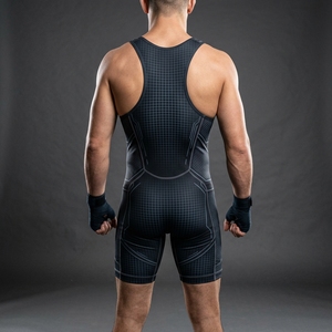 Combinaison de lutte personnalisée pour homme, combinaison de sport respirante à séchage rapide, équipement d'entraînement et de compétition MMA une pièce - Product Image 6