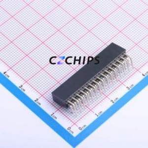 PM254-2-15-W-8.5 Pin Socket Bent Lead Through Hole,P=2.54mm Connector 2x15P 2.54mm 2.54mm Square Hole - Product Image 2