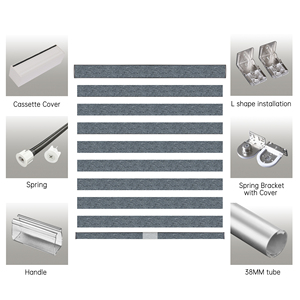 Persianas Enrollables Inteligentes Inalámbricas SAMADHI Zebra para Ventanas, Cortinas Zebra para Ventanas - Product Image 5
