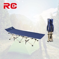 Cama de Campaña Plegable Ajustable, Silla Reclinable Portátil para Exteriores con Respaldo Multiángulo, Soporte de 10 Patas y Bolsa de Transporte Incluida