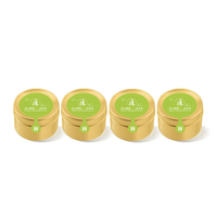 Boîtes en étain personnalisables directes d'usine 100 ml 30 ml Matcha Bonbons Biscuits Emballages Contenants Boîte en étain vide pour cosmétiques