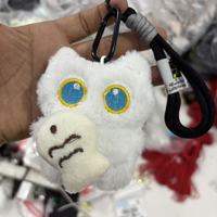 Portachiavi con gatto nero 3D Kawaii e carino, morbido, mini, peluche, ciondolo, accessori all'ingrosso