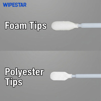 Écouvillons en mousse antistatiques Wipestar ESD-Safe, à pointe éponge, pour le nettoyage des composants électroniques et semi-conducteurs en salle blanche