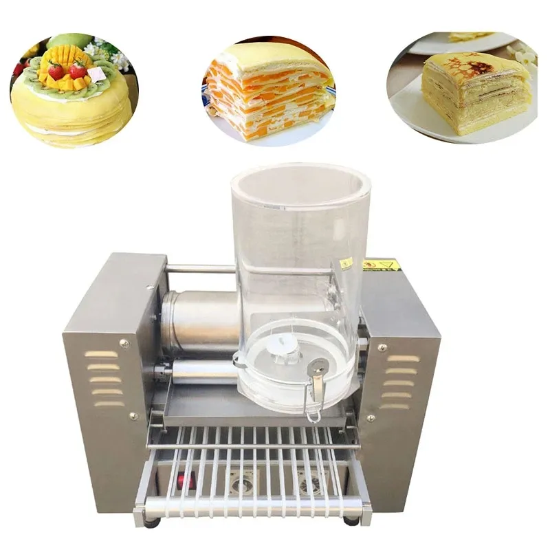 Neueste einfache tragbare automatische automatische automatische Antihaft-Krepp maschine für Home Pan Cake Ice Cream Backform Chinese