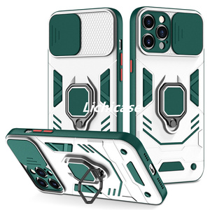 Lichicase Antichoc Béquille Couverture Arrière Téléphone Cas Pour <span class=keywords><strong>Huawei</strong></span> nova Y61 Dur PC Couverture Mobile - Product Image 4