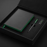 Set de Regalo Promocional con Logotipo Personalizado, Artículos de Papelería, Cuaderno, Bolígrafo, Memoria USB para Ferias Comerciales y Eventos