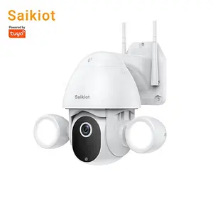SaikiotTuyaホームセキュリティカメラ1080pPTZ自動追跡アラームクラウドストレージWIFI360度回転CCTVカメラ