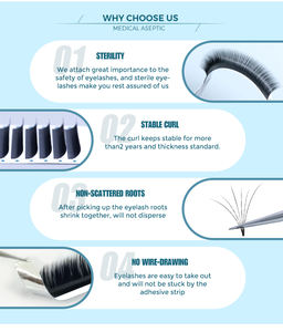 Nouvelle Collection 2025 – Extensions de Cils Individuels <span class=keywords><strong>Camelia</strong></span> LB LJ LC Curl – Volume Professionnel – Fournitures pour Extensions de Cils Marque Privée - Product Image 5