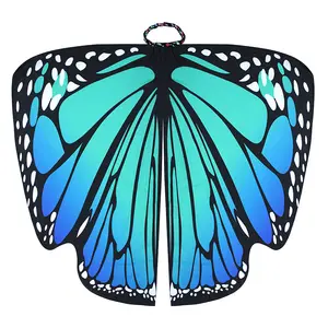Kadınlar için kelebek kanatları cadılar bayramı kostüm yetişkin kostüm Cosplay kadın pelerin kelebek kostüm