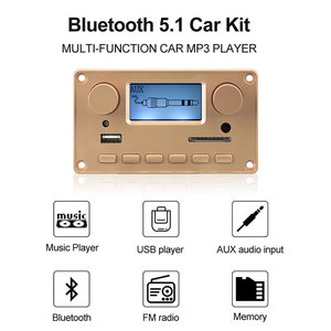 VIRE Nuevo Bluetooth 5,0 Placa decodificadora Pantalla <span class=keywords><strong>LCD</strong></span> Grabación de llamadas Reproductor de Mp3 WMA Car Audio USB TF USB Módulo de radio FM - Product Image 3