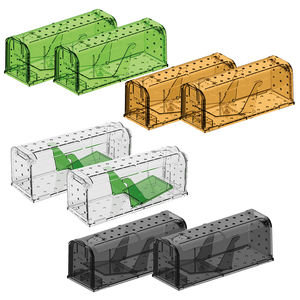 <span class=keywords><strong>Humane</strong></span> Plastic Live-Catch Slimme Tunnelval Voor Ratten En Knaagdieren Herbruikbare Milieuvriendelijke, Zeer Effectieve Muizenval - Product Image 4