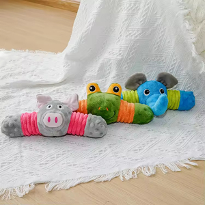 Newest <b>Frog</b> Pig Elephant Shape Plush Dog Chew Toy Durable Kinghon Brand 30cm Custom Logo with Wholesale Price - Product Image 2