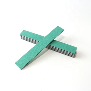 Nhà Sản Xuất Chuyên Nghiệp Hai Bên Khác Nhau grits 80/100/150/180/240 Có Thể Giặt Móng Tay Tập Tin Nhãn Hiệu Riêng Màu Xanh Lá Cây Emery Bảng - Product Image 1