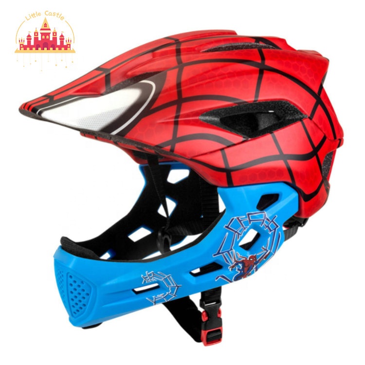 Kids Outdoor Sport Rijden Schaatsen Beschermende Kleding Volledige Spiderman Helm SL01D080