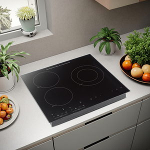 Table de cuisson encastrée en céramique avec 3 brûleurs à induction pour cuisines domestiques, appartements, hôtels - Product Image 4
