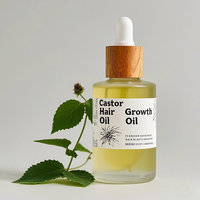 Marque privée Diy Romarin Huile de ricin pour la croissance des cheveux Elixir Soins du cuir chevelu Sérum de densité