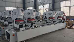 Bộ đầy đủ của <span class=keywords><strong>PVC</strong></span> cửa sổ cửa máy làm/uPVC Cửa Sổ Khung cửa Hàn liền mạch chi phí máy - Product Image 4