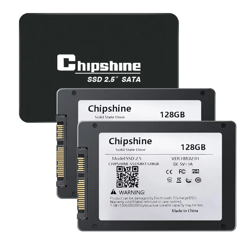 Chipshine 2.5 ssd da 128gb a stato solido 2.5 ssd hard disk ssd da 128gb del disco rigido