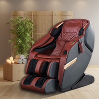 Fauteuil de massage électrique 4D à gravité zéro, design moderne, chauffant, télécommande intelligente, haut-parleur Bluetooth pour usage domestique