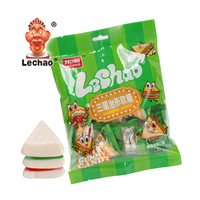 Lechao Sandwich Shape Gummy Candy Fruit Flavor Soft Chewy Candy Bag Pack Children Sweets for Confectionery Wholesale