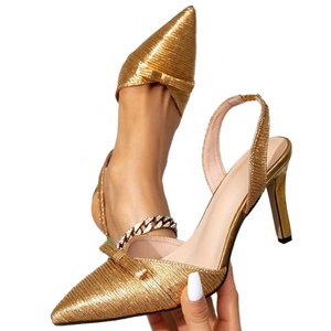Nouvelles Chaussures de Mariée pour Femmes, Style Élégant, à Lacets, Nœud Papillon, Bout Pointu, Talons Fins, Idéales pour l'Été - Product Image 5