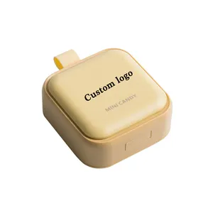 Custodia Per pillole da viaggio con Logo personalizzato scatola portaoggetti Per Organizer Per medicinali portatile 4 scomparti Per custodia scatola quadrata Per medicinali Per pillole