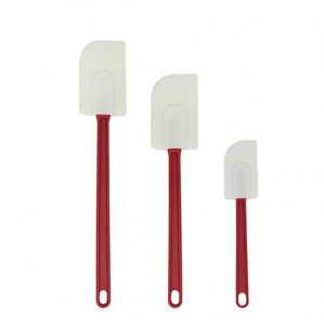 Solid Heat-Resistant Non Stick Kitchen Utensil Baking Cooking <b>Silicone</b> Scraper Spatula - Product Image 4