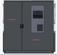 Batería de Almacenamiento de Energía Solar para Exteriores Todo en Uno de 50kwh-200kwh con Garantía, Batería de Iones de Litio Lifepo4 de 100kwh 150kwh 200kwh para Sistemas de Energía Solar