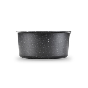 Juego de Ollas y Sartenes Antiadherentes de Aleación de Aluminio al por Mayor con Tapa de Vidrio, Aptas para <span class=keywords><strong>Inducción</strong></span>, para <span class=keywords><strong>Cocina</strong></span> Doméstica - Product Image 4
