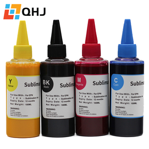 QHJ inchiostri universali compatibili per inchiostri a trasferimento termico Canon/Epson/Brother/<span class=keywords><strong>HP</strong></span>/Lexmark stampante a sublimazione di pigmenti - Product Image 1