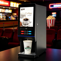 Distributeur de boissons instantanées pour comptoir, 2 sélections, chaud/froid, café, équipement commercial pour boissons en poudre