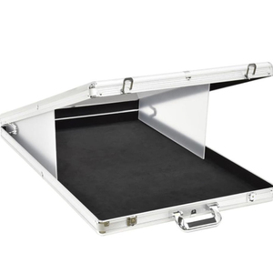YY Aluminum Frame Transparent Acrylic <b>Display</b> <b>Case</b> Portable Showcase Box for Collectibles Jewelry and Home <b>Display</b> - Product Image 1