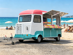 Camioneta de Café Frío con Sistema de Grifo Nitro y Estación de Leche de Avena para una Rutina Matutina Urbana Vegana - Product Image 1
