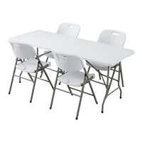 Nouvelle table de camping légère en plastique moderne pour événements en plein air, pour usage hôtelier