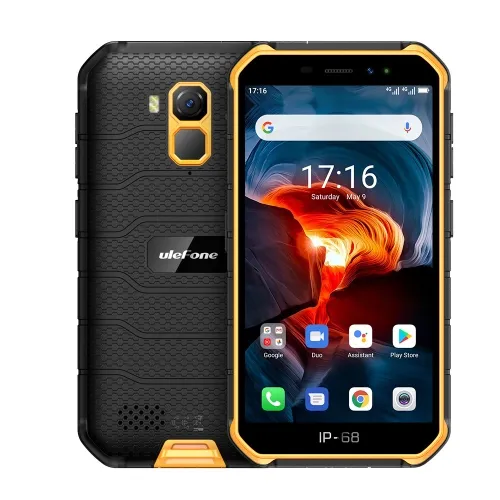 Global IP68 IP69K Waterproof Ulefone Armor X7 Pro 4GB 32GB Face ID 4000mAh 5.0 inch Android 10.0 4G Rugged Phone Smartphone