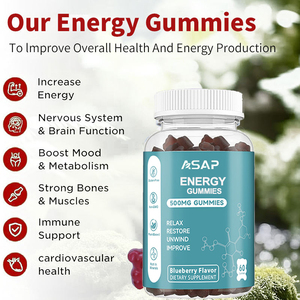 Mejor precio Energy Gummies Preentreno Suplemento de energía Energy Metabolism Support Gummies - Product Image 2