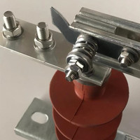 Sectionneur extérieur haute tension 11kV 33kV GW9, 2 pôles, 200A 400A 630A, 50/60Hz, céramique/caoutchouc silicone