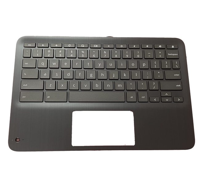 Replacement Laptop Non-Backlit Keyboard with WFC Assembly Part for HP Chromebook X360 11 G3 EE CB x360 11 G3 L92215-001 Black