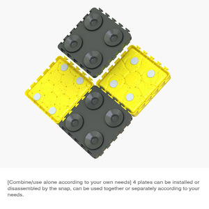 Alfombrillas de plástico para alimentación de mascotas 4 en 1, antideslizantes, de alimentación lenta, para perros, gatos, animales pequeños, uso en interiores, multifunción, fáciles de limpiar, impermeables - Product Image 5