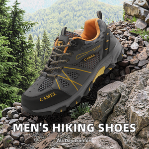 Chaussures de randonnée pour hommes, légères, respirantes, antidérapantes, augmentant la taille, printemps-automne, randonnée en montagne, trekking, randonnée en sac à dos - Product Image 2