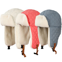 Gorro Ushanka QJ OEM Personalizado con Logotipo, Gorro Lei Feng para Niños, Grueso y Cálido, para Exteriores, a Prueba de Viento, Protección para los Oídos, para Ciclismo y Esquí